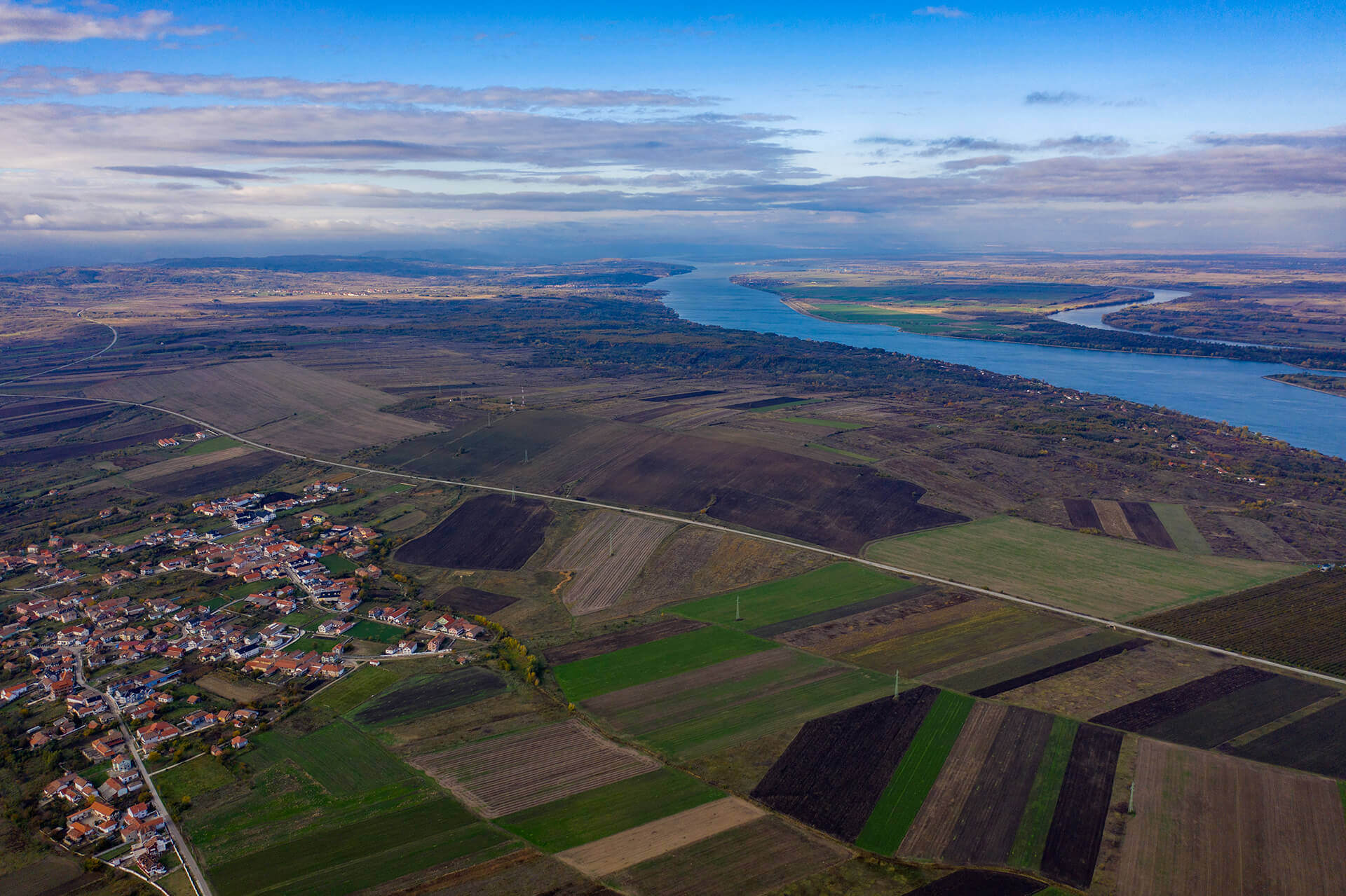 Aerial view of the Dusanovac Site